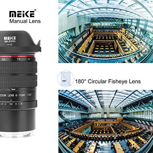 Meike MK611F35EFM Meike 6-11mm/F3.5 フィッシュアイレンズ MF キヤノンEF-Mマウント Meike