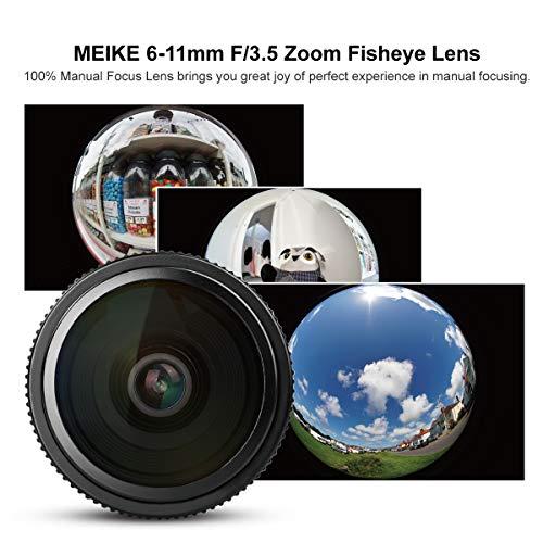 Meike MK611F35EFM Meike 6-11mm/F3.5 フィッシュアイレンズ MF キヤノンEF-Mマウント Meike