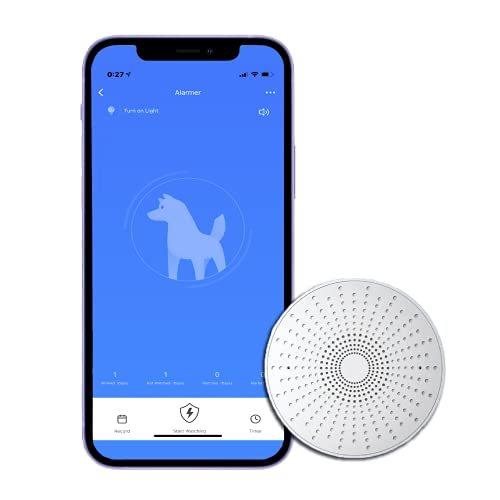 AuBee Home Wi-Fi BLEゲートウェイ(サイレン付き) Smart Lifeアプリ対応 *StyleやSWEのスマートホーム製品と連動可能 Bluetooth 5.0対応 ACコンセント直結 夜間