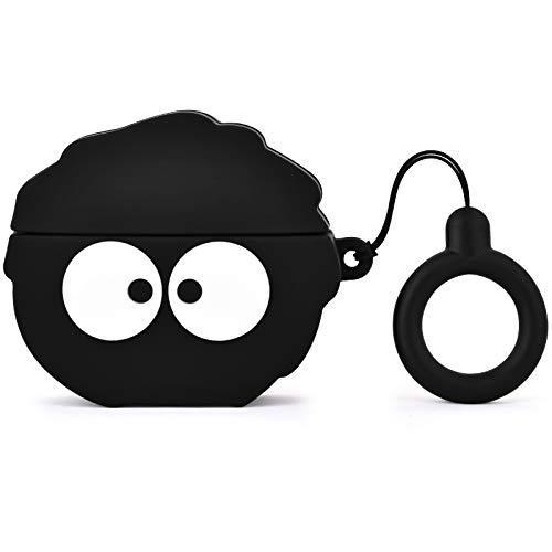 送料無料 即納 Airpods Proケース かわいいイラストairpod Proケース面白い3d耐衝撃airpods Pro保護シリコンカバー 子ども 女の子 ティーン 男の子向け ブラック イヤホンアクセサリー Www Projectcorfu Com