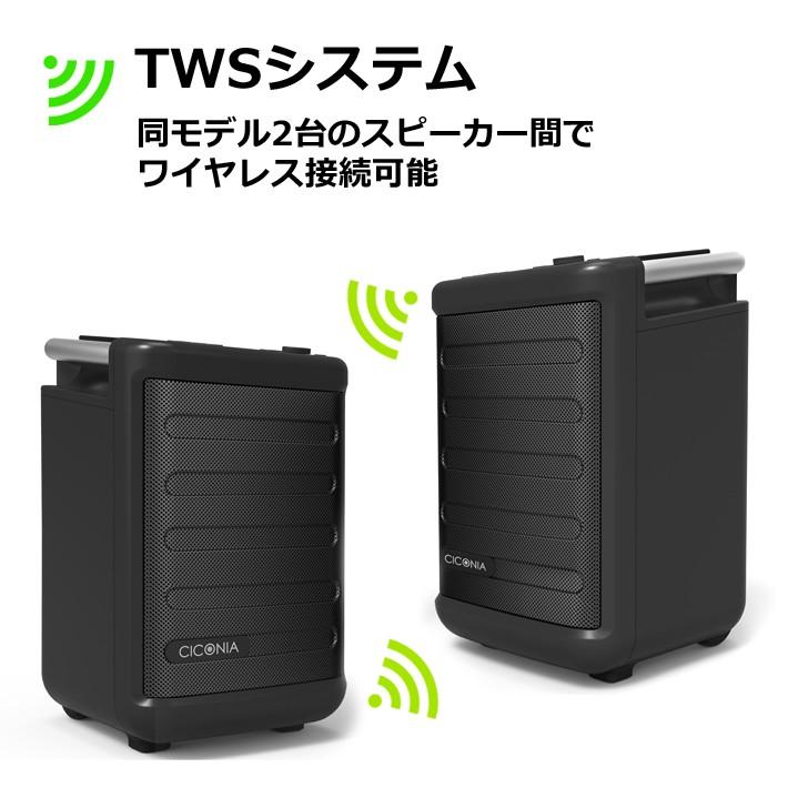 防水スピーカー CICONIA チコニア BTC-3090 USBメモリー 再生 