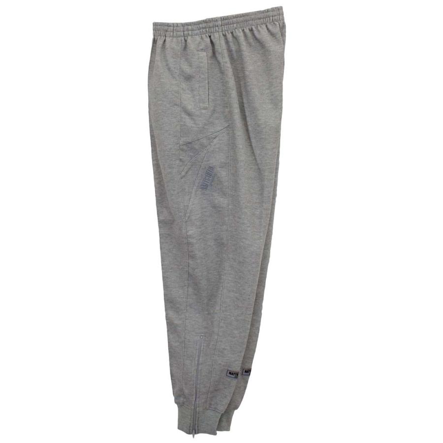 シニア向け 定番 裾リブ 裾ファスナー ジャージ パンツ (高齢者