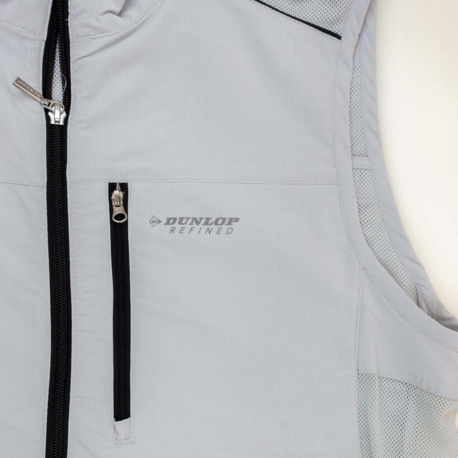 DUNLOP REFINED ダンロップ 7ポケット 軽量 メッシュ 切替 ベスト
