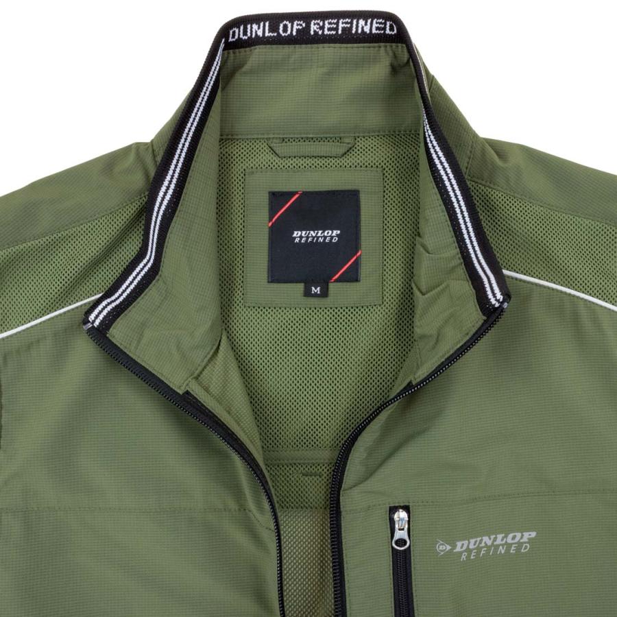 DUNLOP REFINED ダンロップ 7ポケット 軽量 メッシュ 切替 ベスト