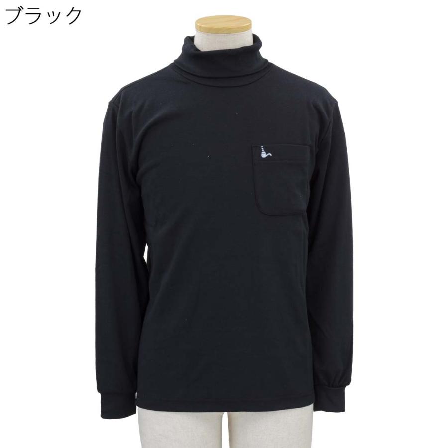 トロイ TOROY Tシャツ ロンT 長袖 タートルネック ポケット付き