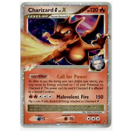 おすすめネット G Charizard Pokemon 新品 Lv X Holo Victors Supreme 143 トレーディングカード Simpaticnoiprakticno Rs