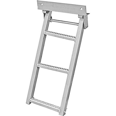 Buyers Products RS3SS Stainless Steel 3-Rung Retractable Truck Step