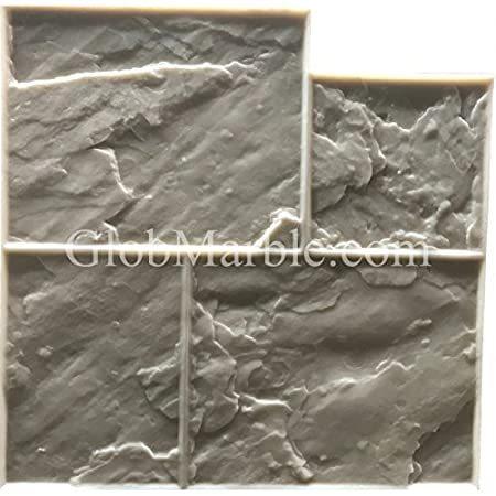 （新品） GlobMarble Stamped Concrete. Slate Stone Stamp SM 3002/F. Ashlar Slate Conc