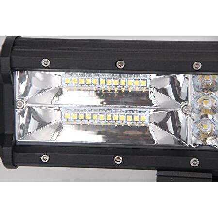 LED Light Bar, Bangbangche 14" inch 216W Triple Row Flood Spot Combo Led Bar Driving Off Road Lights, Waterproof Bright for Boat Truck Tractor Trailer｜centervalley｜03