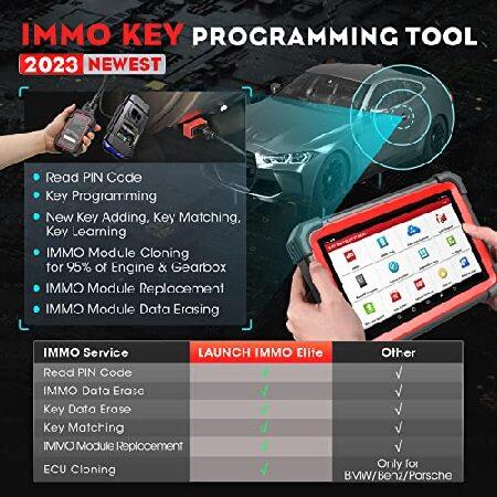 LAUNCH　X431　IMMO　X431診断機、IMMO　プログラミング　キー　クローン、39　ECU　LAUNCH　Elite　サービス、キー　プログラミング、IMMO　プログラマー付き　ツール、PROG3