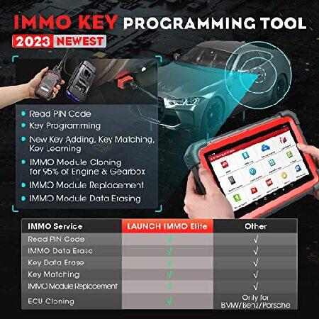 LAUNCH　X431　IMMO　LAUNCH　ツール、PROG3　キー　X431診断機、IMMO　Elite　ECU　プログラミング、IMMO　サービス、キー　プログラミング　クローン、39　プログラマー付き