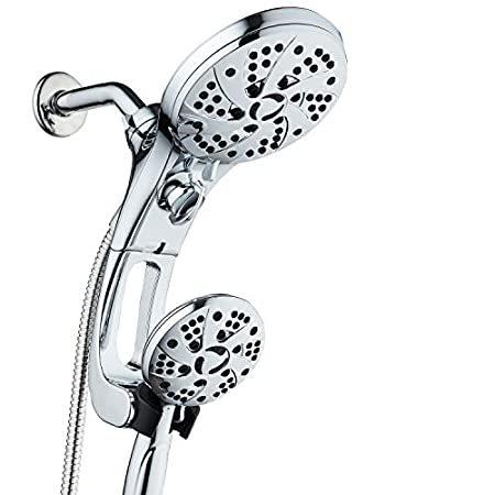 （新品） Dream Spa High Pressure 3 way Rain Handheld Shower Head Combo with Easy R :B08D12KG2H:センターバレー