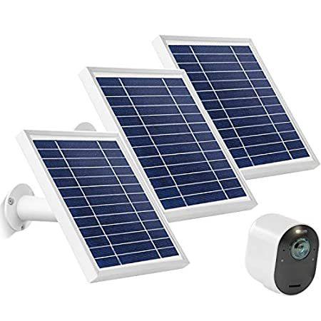 【2021A/W新作★送料無料】 Solar 6V 3W Uogw （新品） Panel 4, Pro 2/Arlo Ultra/Ultra Arlo Pro3/ Arlo for Charge 太陽光発電、ソーラーパネル
