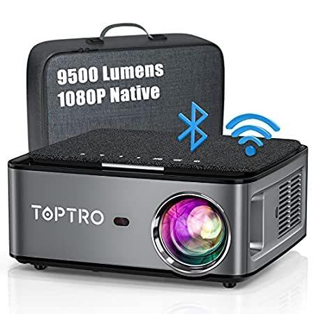 されること （新品） TOPTRO 2.4/5G WiFi プロジェクター 1920*1080P