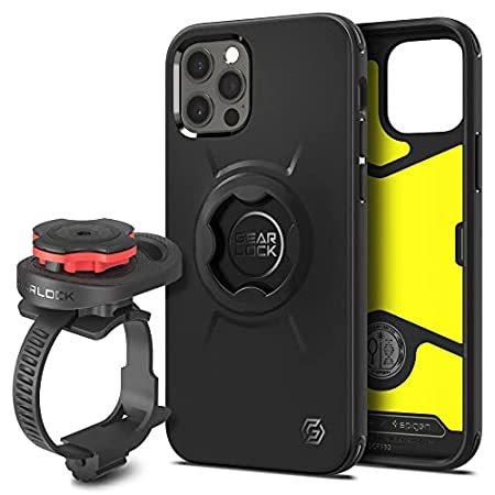 新品入荷 iPhone for Designed Case Mount Bike Gearlock Spigen （新品） 12 Design / (2020) Case マルチ対応ケース