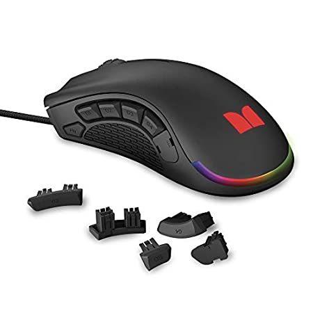 【超新作】 （新品） Monster Alpha 9.0 RGB Wired Gaming Mouse, Customizable Buttons, Programmabl その他マウス、トラックボール