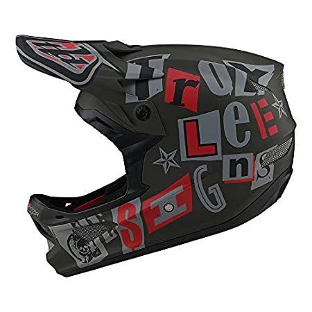 （新品） Troy Lee Designs D3 Anarchy FIBERLITE Full Face Adult Mountain Bike Helmet