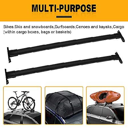 ショッピング超安い OCPTY Roof Rack Cross Bars Fit for Ford Explorer 2011-2015 Crossbars Baggage Cargo Luggage Rack Rail Ladder Bike，kayak，canoe- Fits Side Rails Models O