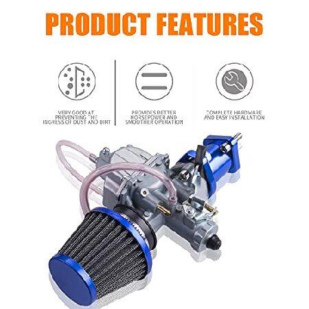 (新品) ORAEVY VM22 26mm Carburetor Carb Kit for Mikuni Performance Intake Pipe Mainfold Air Filter Fit For Predator 212cc GX160 Honda GX200 CT200U 196｜centervalley｜02