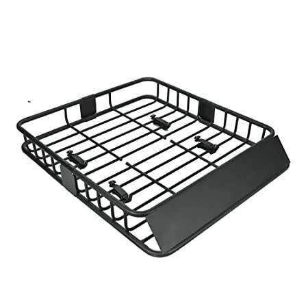 格安公式サイト VOWAGH 43x 39x 6 Universal Roof Rack Cargo Basket with Extension Car Top