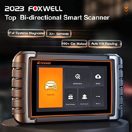 FOXWELL　NT809　双方向スキャンツール　タブレット　カースキャナー　100以上の車すべて　30以上のサービスリセット　診断ツール　フルシステム診断用　クランクシャフト