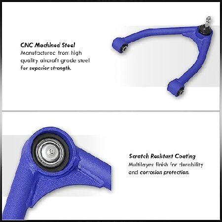 AJP Distributors 2-4" Lift Front Upper Steel Tubular Control Arms Ball Joint Kit Blue Compatible/Replacement For Silverado Sierra 1500 Escalade Suburb｜centervalley｜02