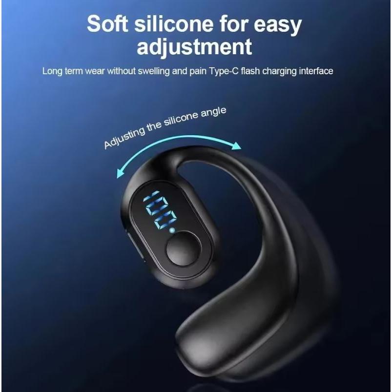 ワイヤレスイヤホン Bluetooth 5.3 骨伝導ヘッドセット (左用）ヘッド