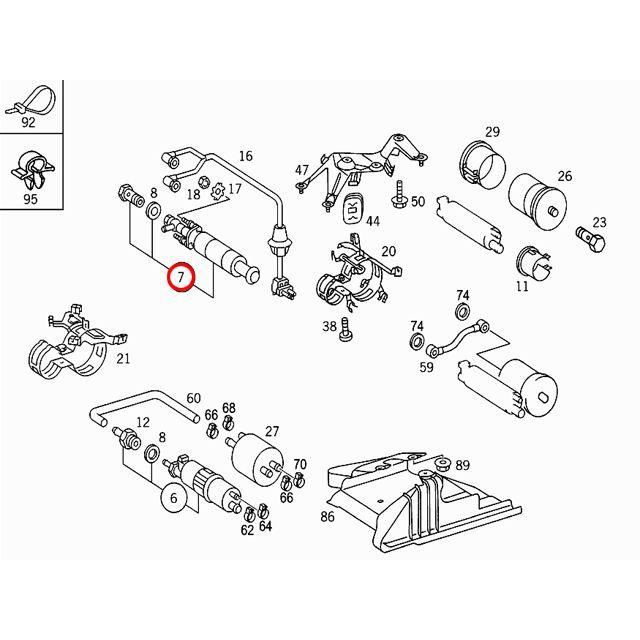 Mercedes-Benz（メルセデス・ベンツ） フューエルポンプ Gクラス W463
