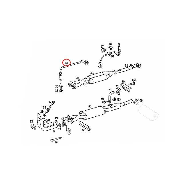 Mercedes-Benz（メルセデス・ベンツ） O2センサー Gクラス W463 G320 