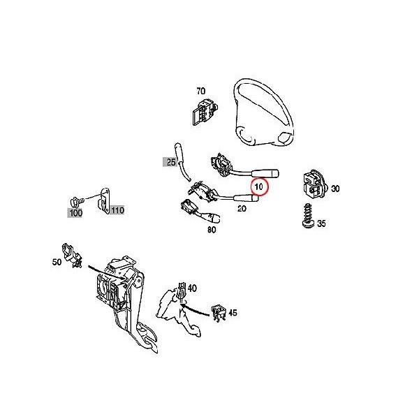 Mercedes-Benz（メルセデス・ベンツ） 純正品 ウインカーレバーASSY