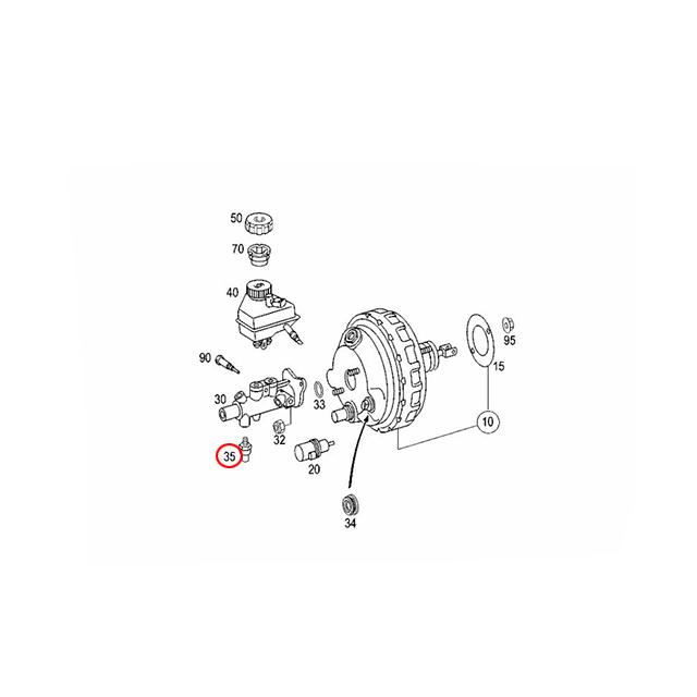 純正品 DSC プレッシャーセンサー メルセデスベンツ SLKクラス R170 SLK230 SLK320 SLK32AMG_1
