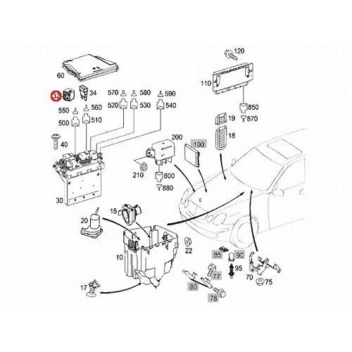 Mercedes-Benz（メルセデス・ベンツ） マルチリレー 12V 4ピン Gクラス