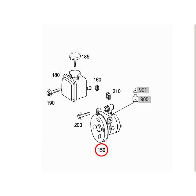 Mercedes-Benz パワステポンプ パワーステアリングポンプ メルセデス 