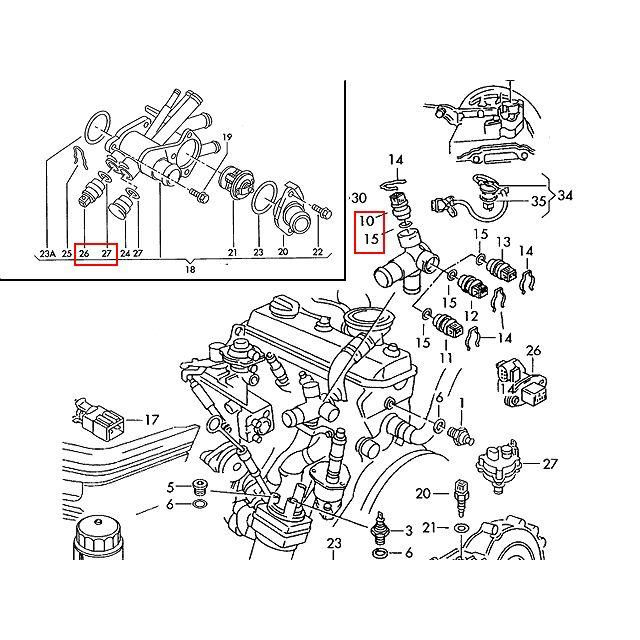 フォルクスワーゲン 水温センサー トゥーラン 1TAXW 1TBAG 1TBLG 1TBLP 