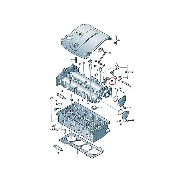 フォルクスワーゲン カム角センサー カムシャフト ポジション