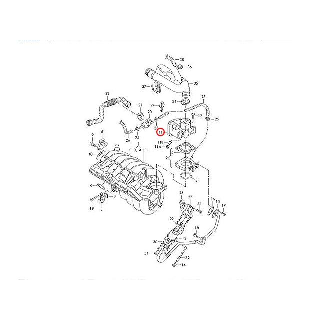 フォルクスワーゲン（Volkswagen） スロットルボディ スロットル