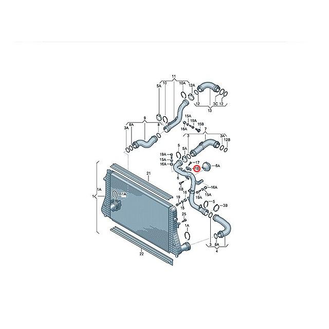 フォルクスワーゲン（Volkswagen） ブーストプレッシャーセンサー