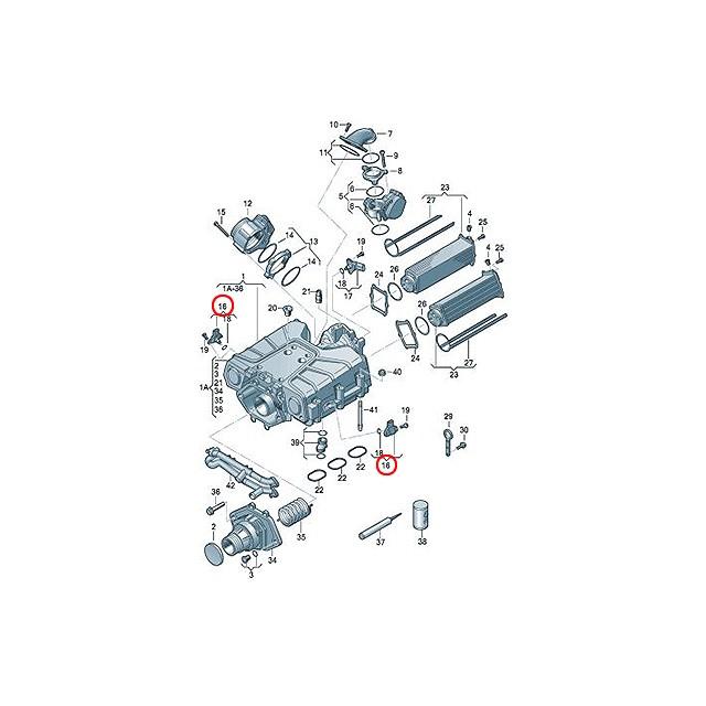 Audi インマニ プレッシャーセンサー アウディ Q5 SQ5 8RCTVF  