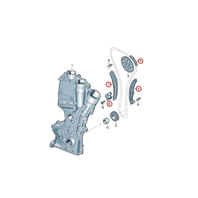 タイミングチェーン キット　フォルクスワーゲン ポロ