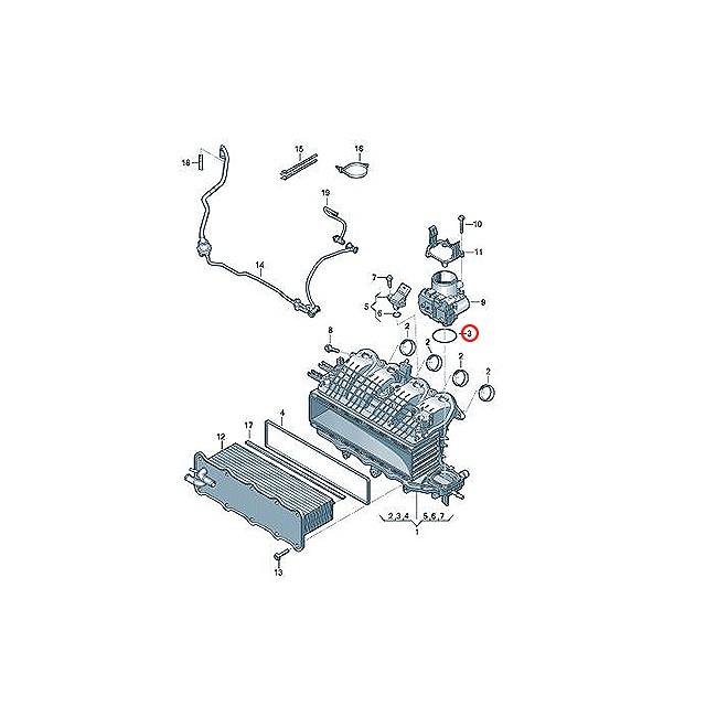 ザ•ビートル　純正 スロットルボディ DBA-16CBZ フォルクスワーゲン 動作・耐久検証済み製品 スロットルボディ