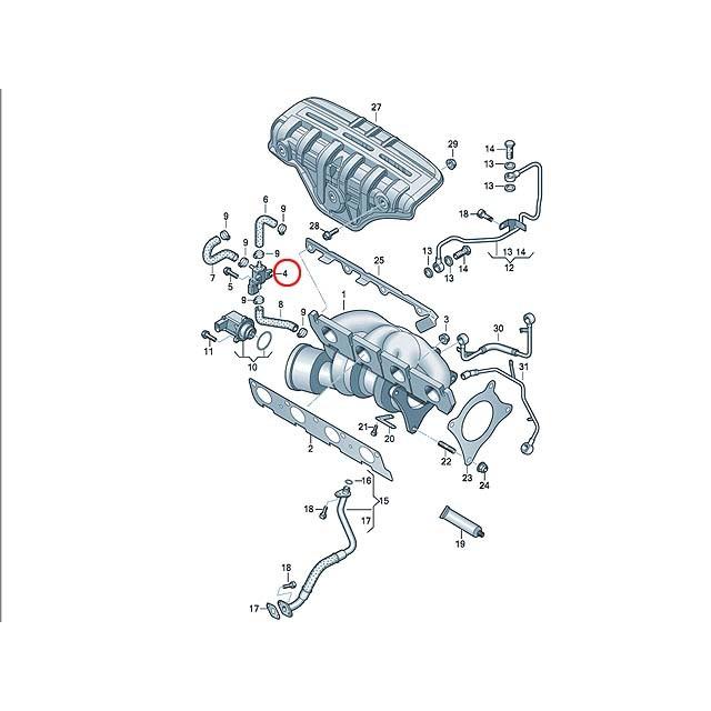 フォルクスワーゲン（Volkswagen） ソレノイドバルブ ゴルフ6 1KCAV