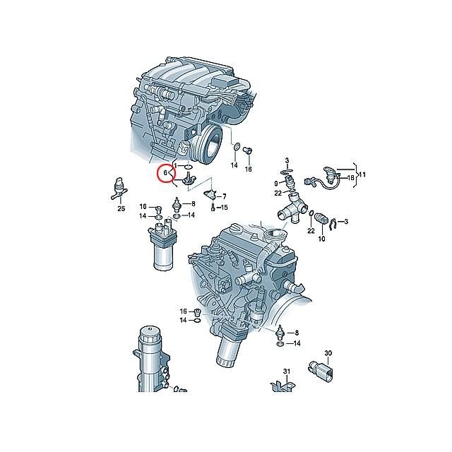 Audi（アウディ） エンジン オイルレベルセンサー A4/S4 8KCAB 8KCAKF