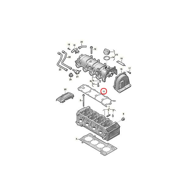 フォルクスワーゲン タペットカバー ガスケット ゴルフ6 1KCBZ