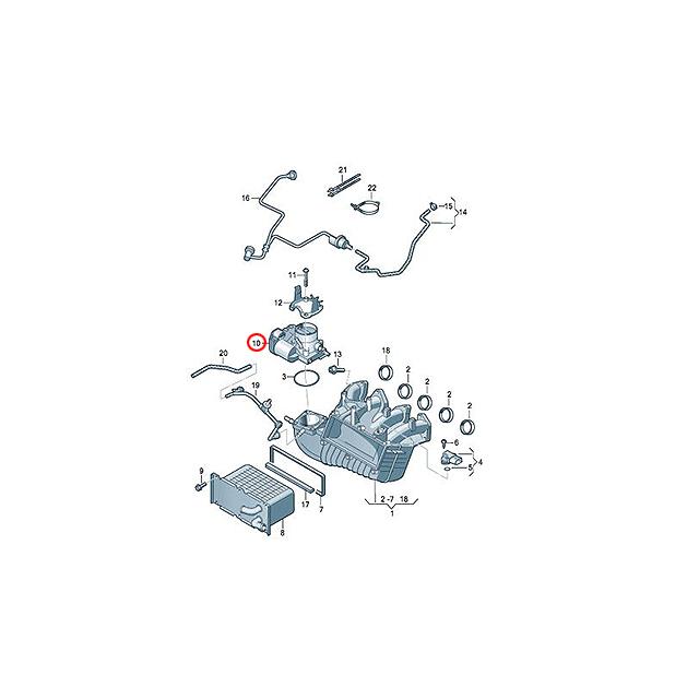 フォルクスワーゲン（Volkswagen） スロットルボディ ザ・ビートル