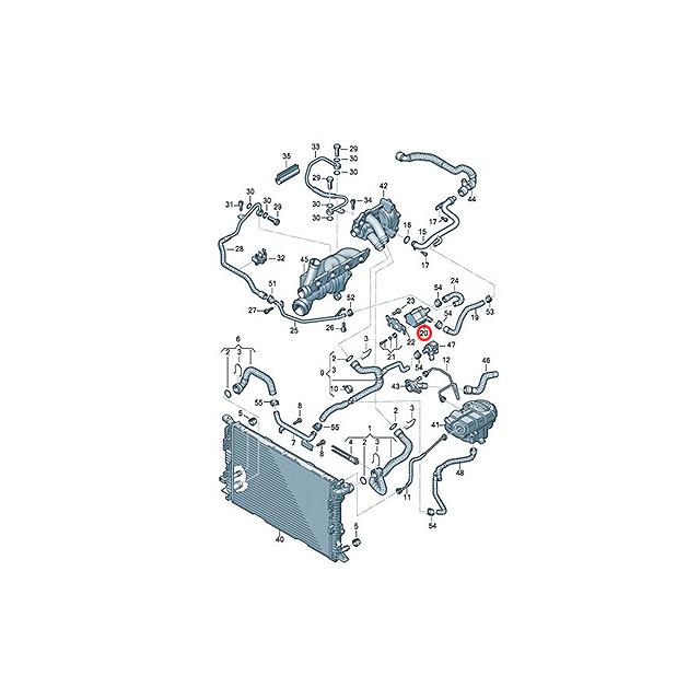 純正 セカンド ウォーターポンプ　アウディ A5 S5 RS5　8FCAKF 8FCALF 8FCDNF 8FCFSF 8FCGWF 8FCREF 8TCALF 8TCAUF 8TCDNF 8TCDNL 8TCFSF 8TCGWF 8TCGWL 8TCREF 