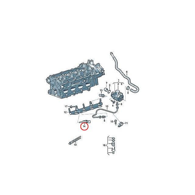 フォルクスワーゲン（Volkswagen） インジェクター アウディ ゴルフ5
