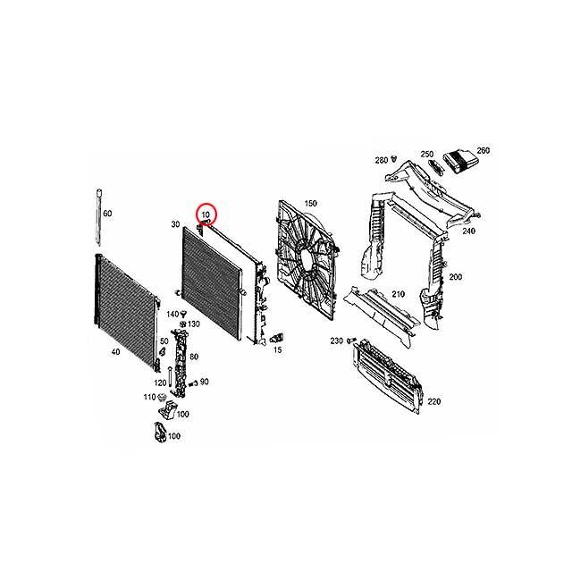 ラジエター　メルセデスベンツ　Cクラス　C220D　C250　C200　W205　C180　C350E　C450AMG