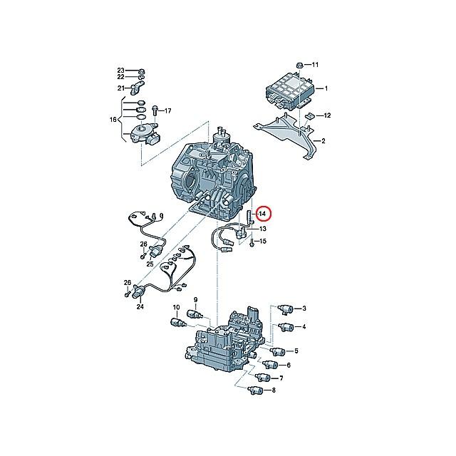 6速AT スピードセンサー G182 フォルクスワーゲン トゥーラン 1T 09M927321B オートマスピードセンサー TOURAN_1