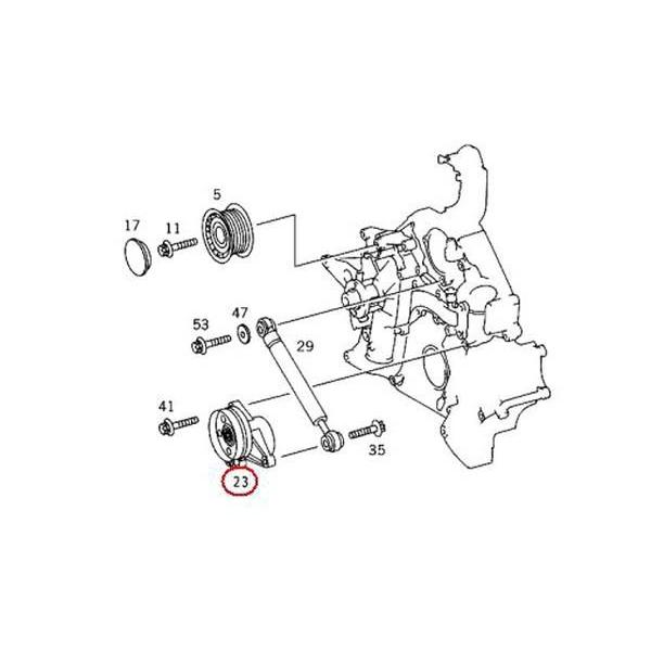 純正 ベルトテンショナー　メルセデスベンツ Eクラス W211 E240 E320 E500 E55AMGコンプレッサー　M112/V6 M113/V8エンジン　1122000970A｜centpiashop｜02