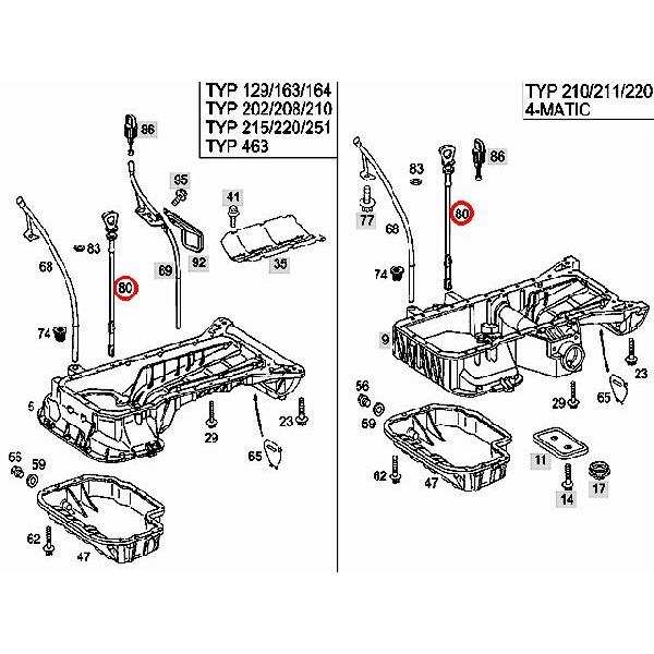 Mercedes-Benz（メルセデス・ベンツ） 純正品 エンジンオイル レベル